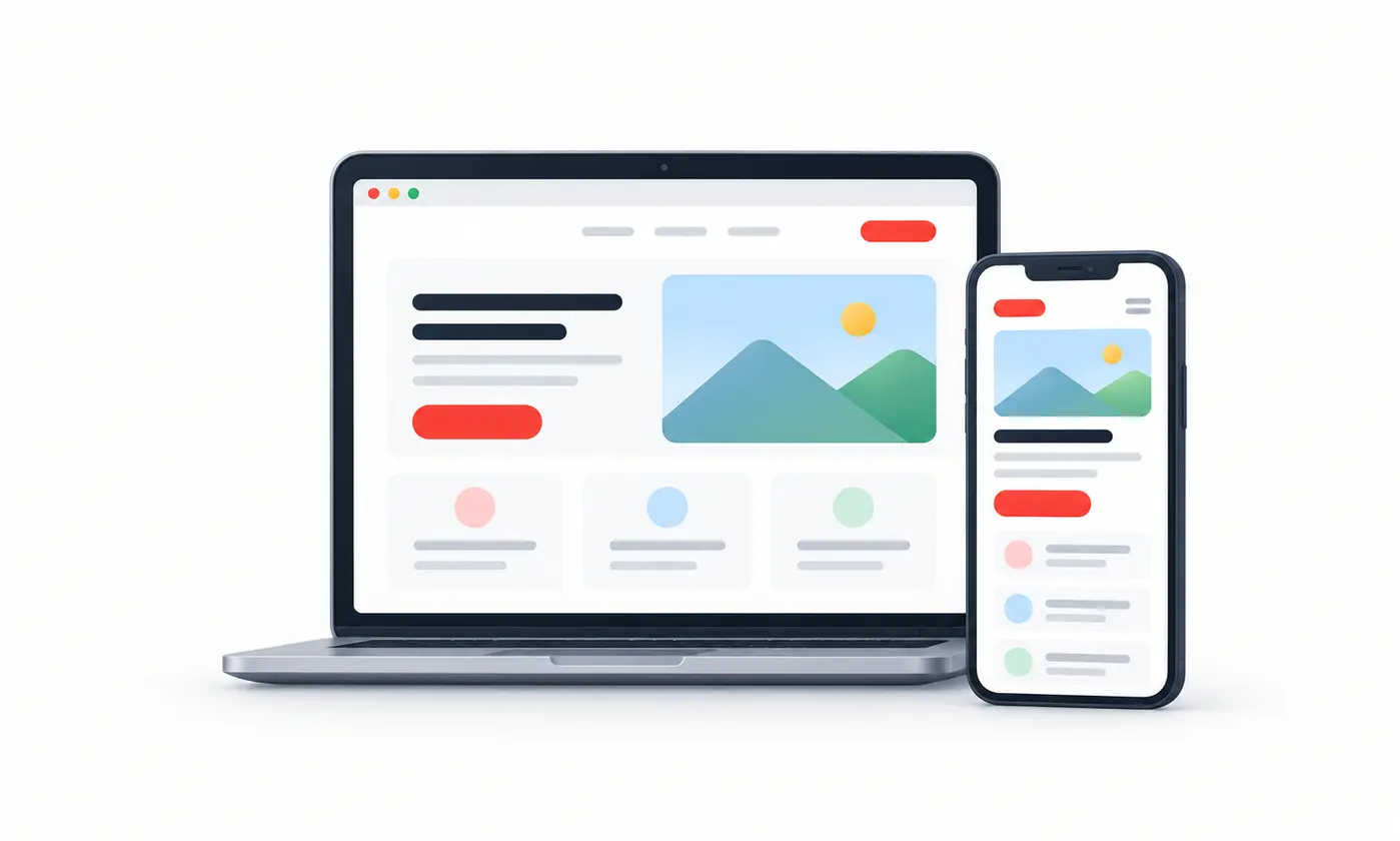 Приклад сучасного вебсайту INEXWEB
