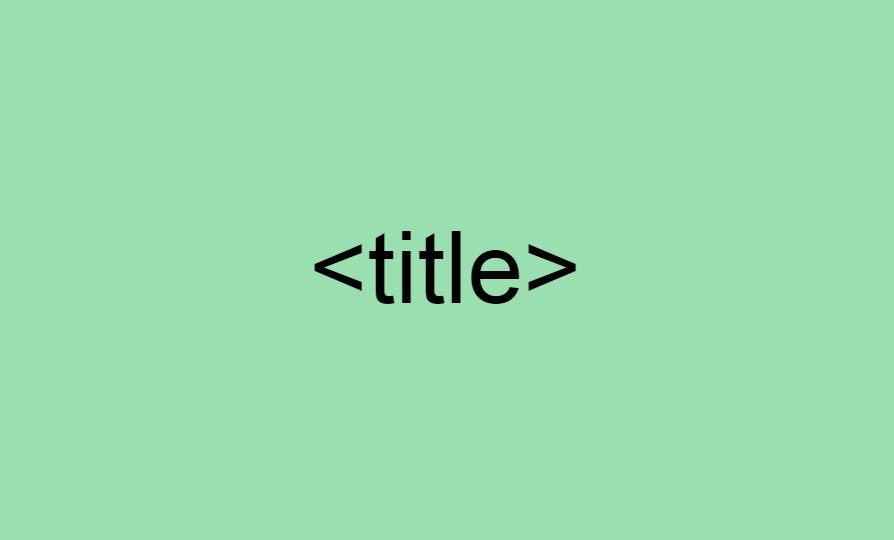 Что такое Title страницы?